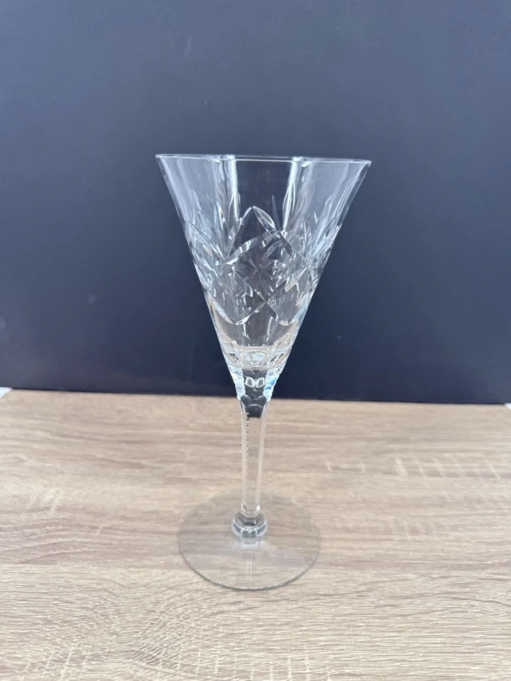 Seneca Stratford Cut Crystal Water Goblet 8.25